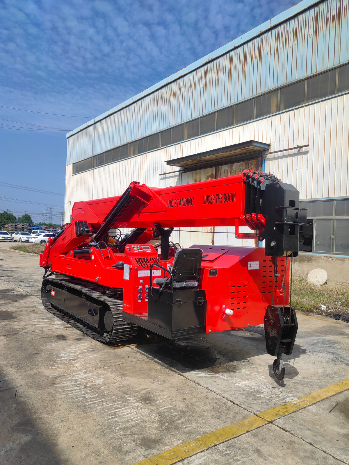 Spider Crane Lift With Lifting Basket 14 Ton 16 Ton