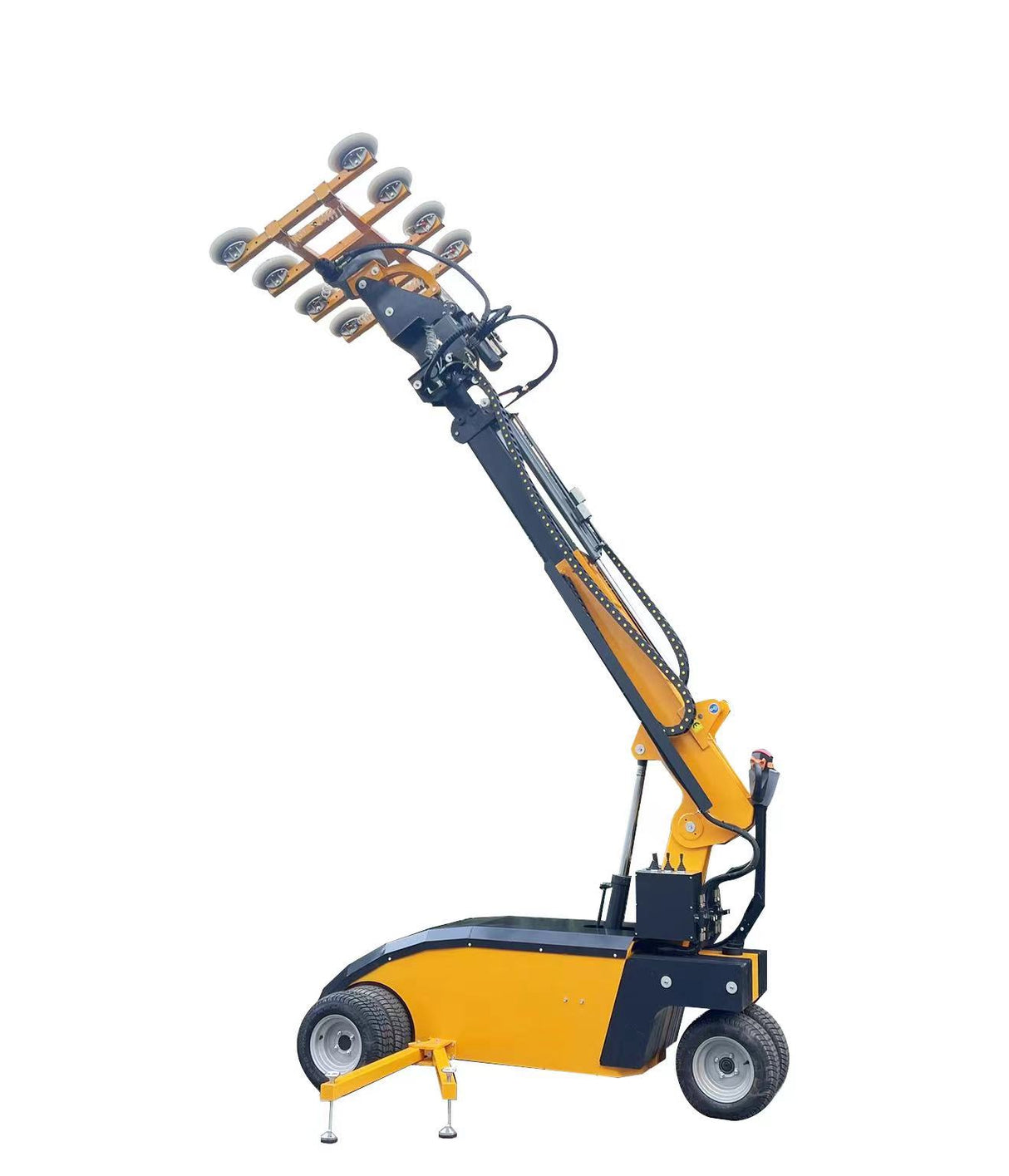 truck with suction cups