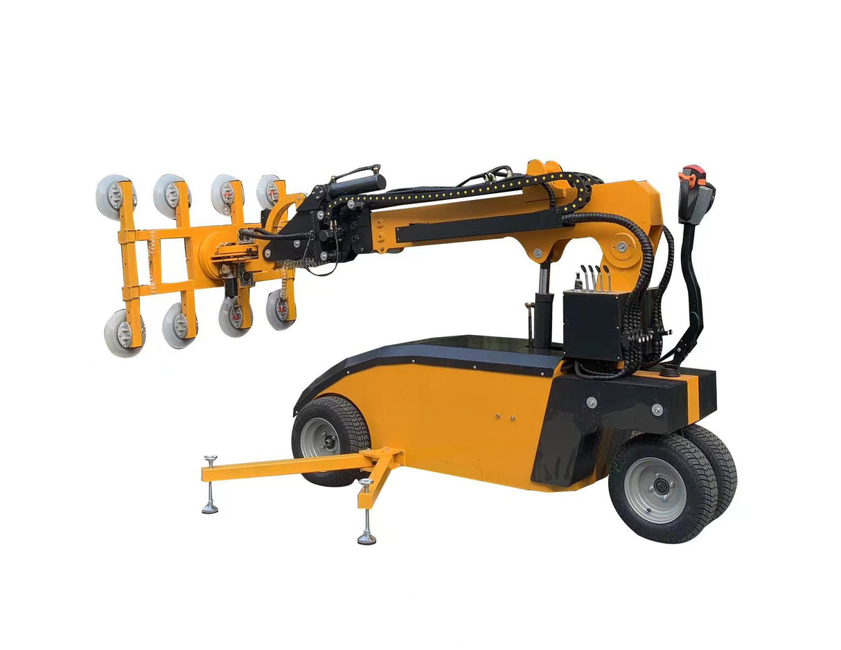 truck with suction cups