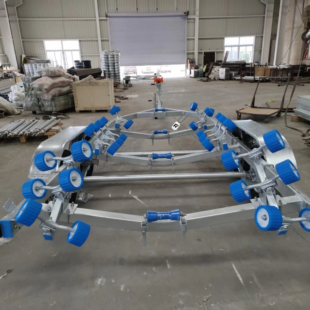 Galvanised Roller Boat Trailer, Single Axle