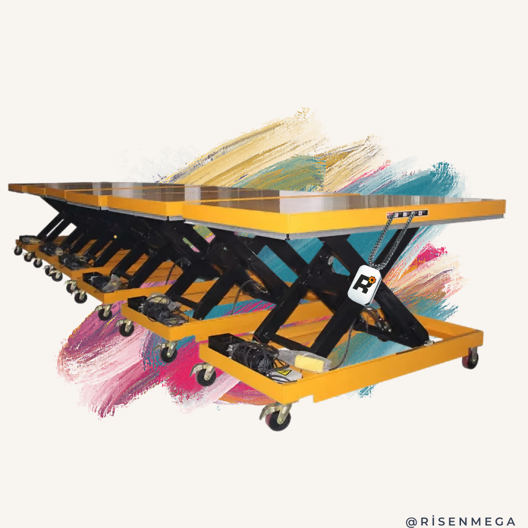 Electric scissor lift table