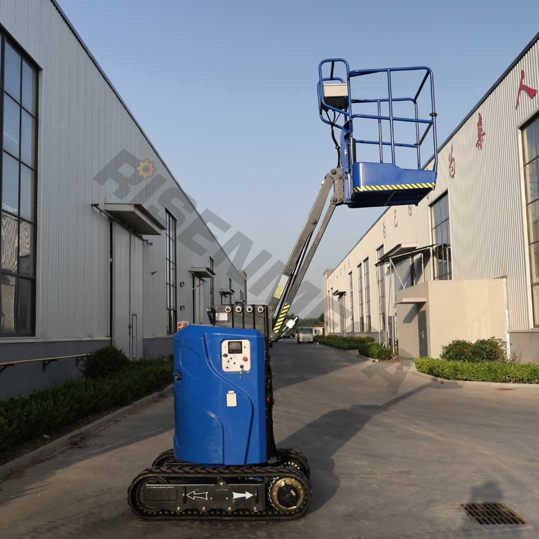 High End P9C Full Electric Gantry Crawler Vertical Mast Lift With JLB