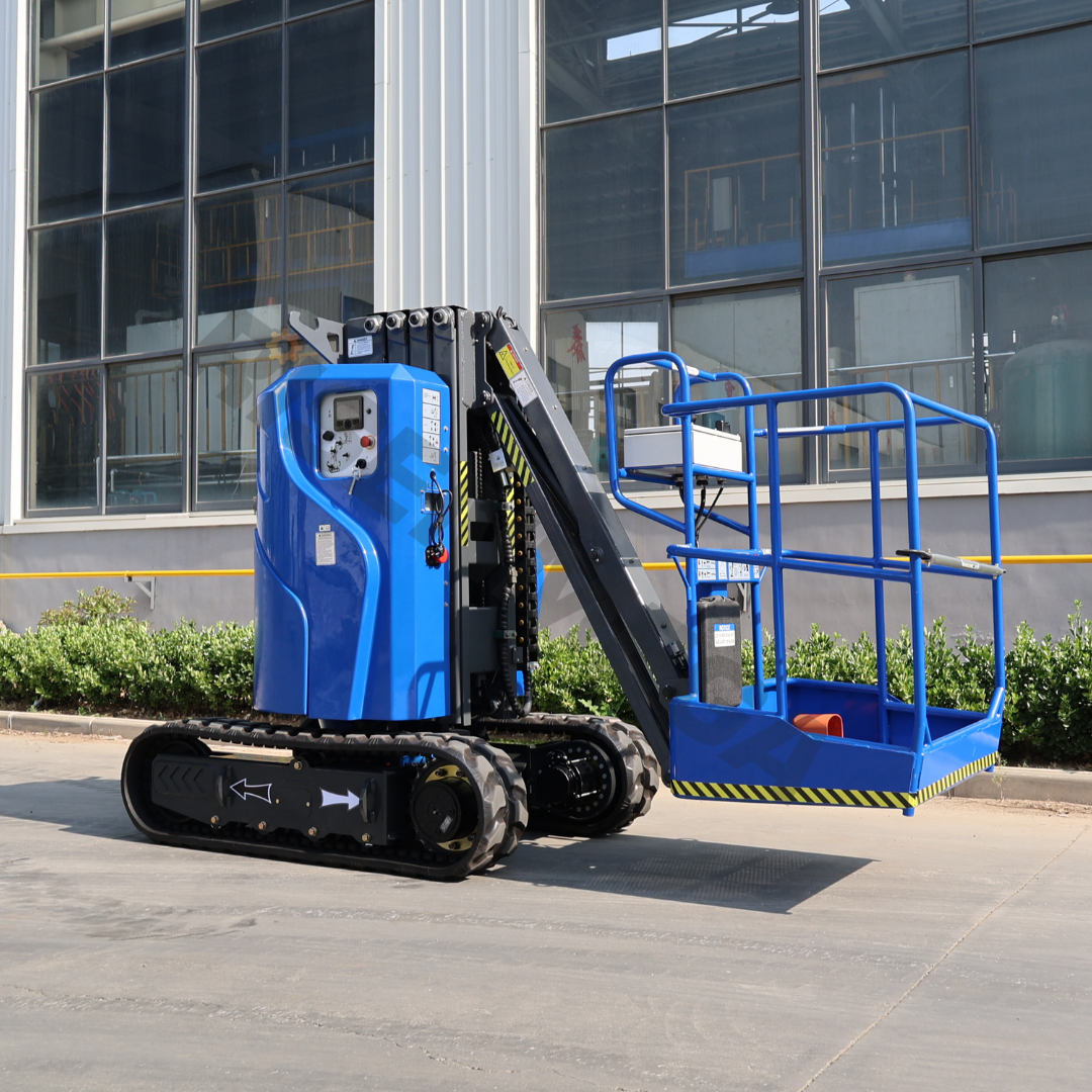 High End P9C Full Electric Gantry Crawler Vertical Mast Lift With JLB