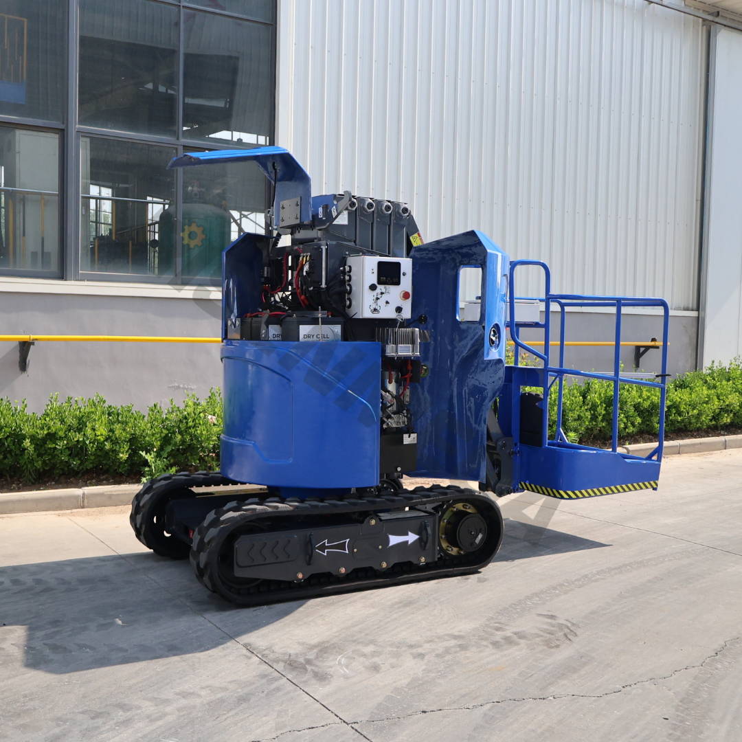 High End P9C Full Electric Gantry Crawler Vertical Mast Lift With JLB