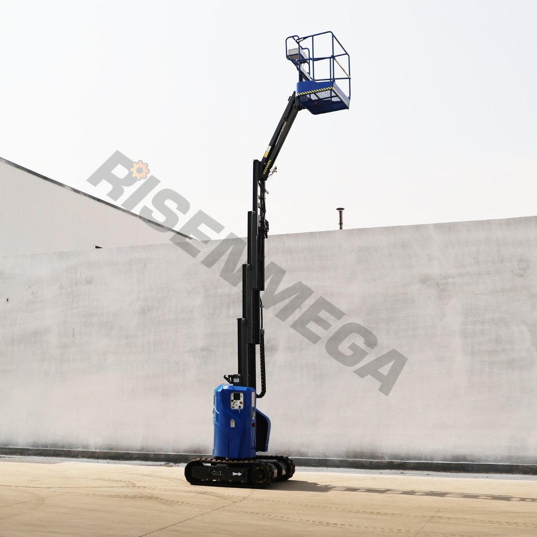 High End P9C Full Electric Gantry Crawler Vertical Mast Lift With JLB
