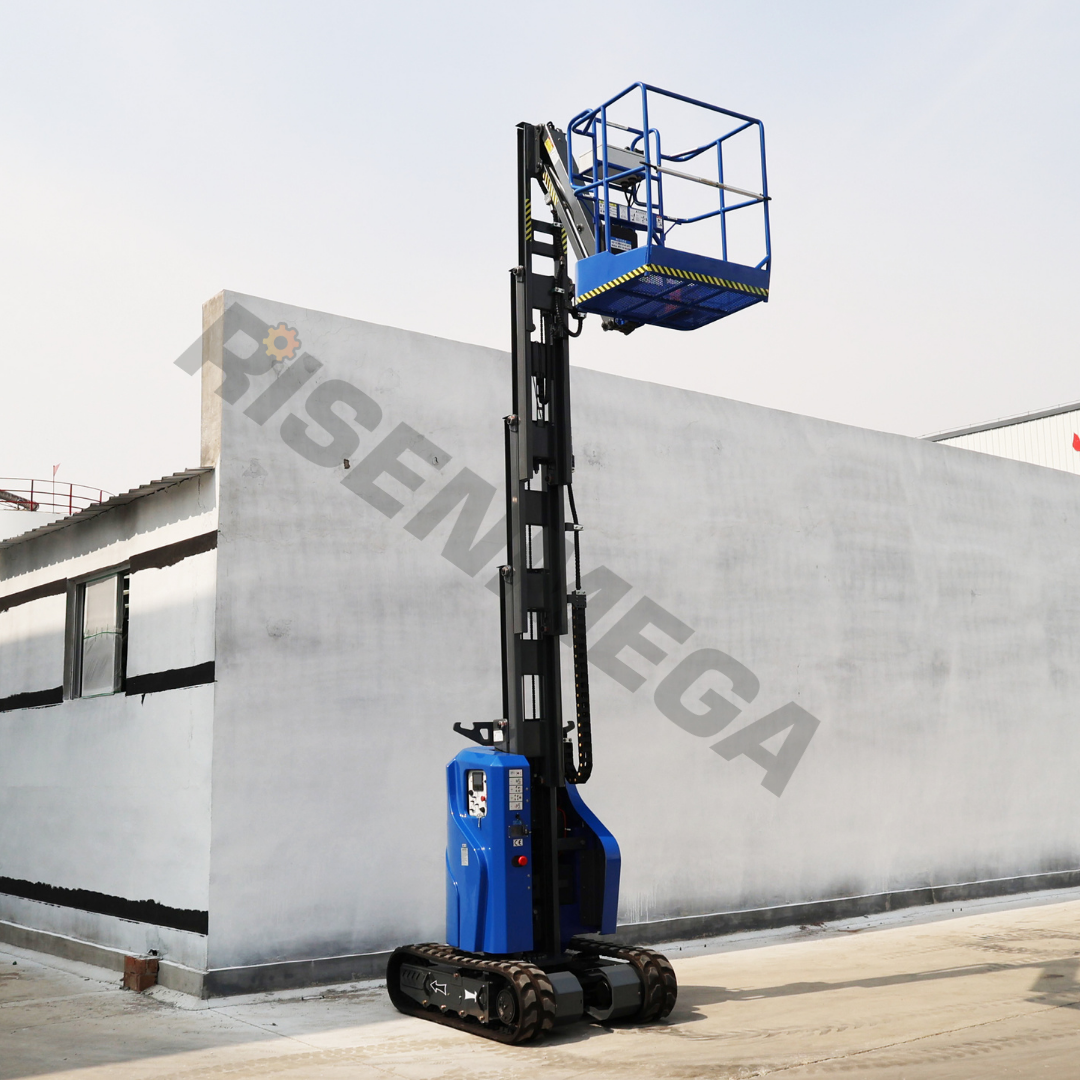 High End P9C Full Electric Gantry Crawler Vertical Mast Lift With JLB