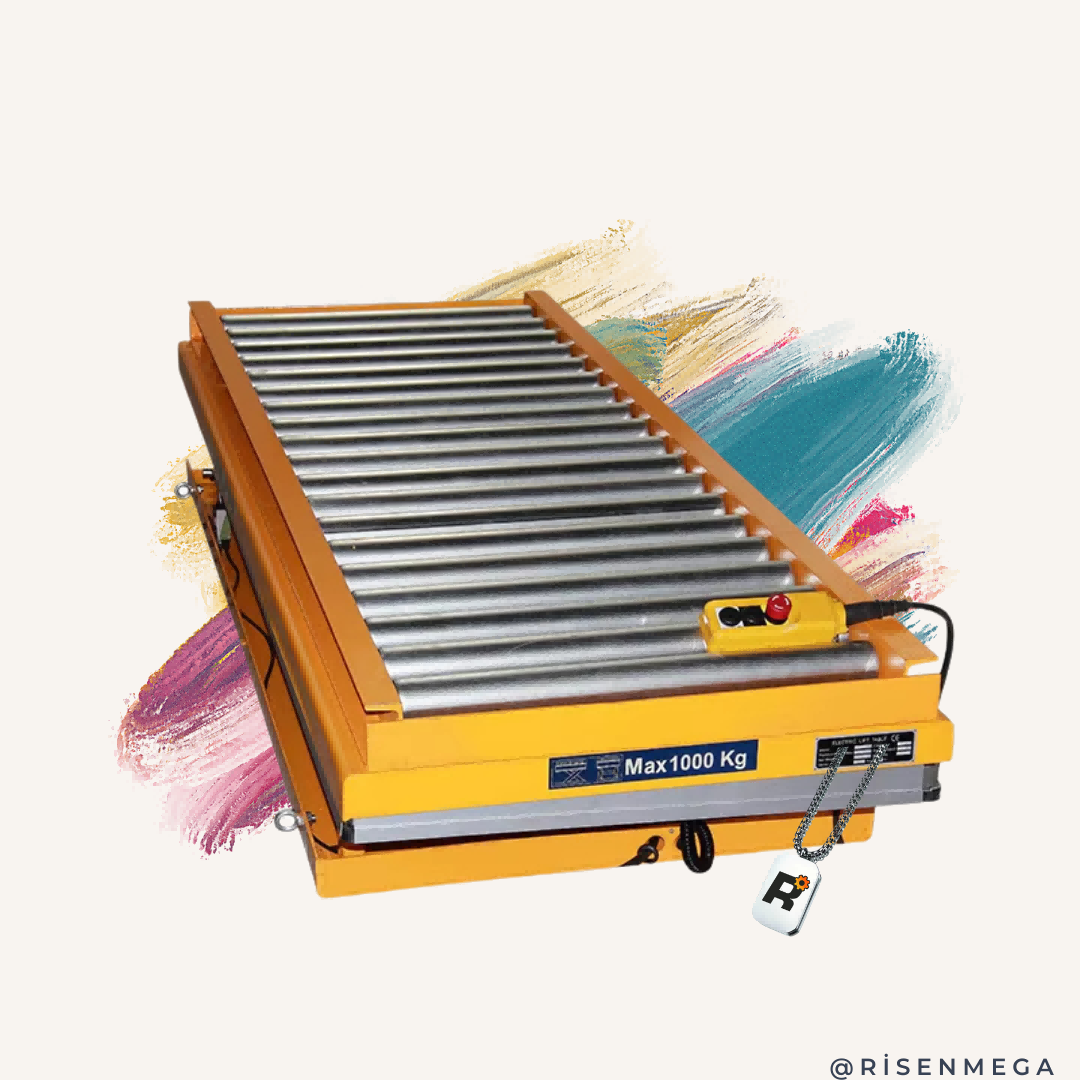 طاولات رفع مقصية ذات بكرات 0.5-4 طن