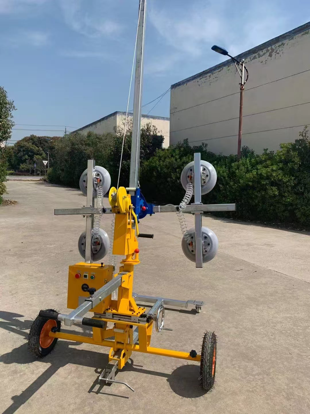 Vacuum lift Glass Trolley truck with suction cups 200-400 KG