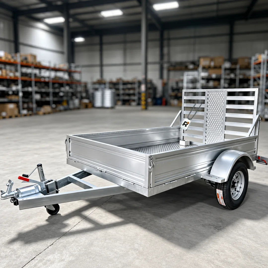 Risenmega single-axle galvanized utility trailer 1000kg