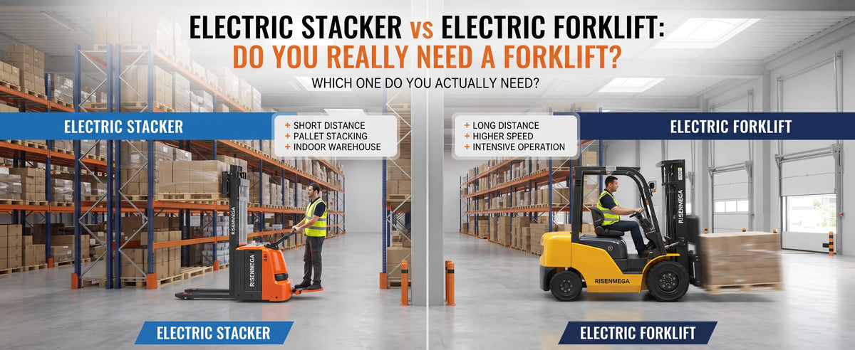 This guide walks through the real difference between the two machine classes, exactly what workload a stacker can absorb, how the total cost compares beyond the sticker price, and a simple rule you can apply to your own floor before you request a quote.