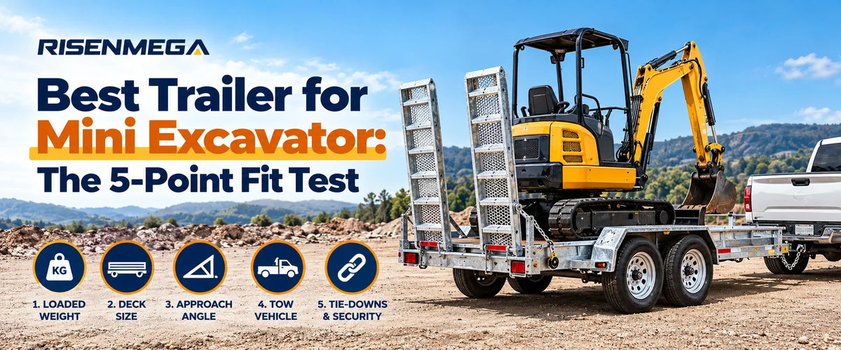 Best Trailer for Mini Excavator: The 5-Point Fit Test