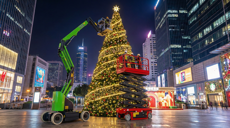 Beautiful Outdoor Christmas Decorations Created Using These Two Devices