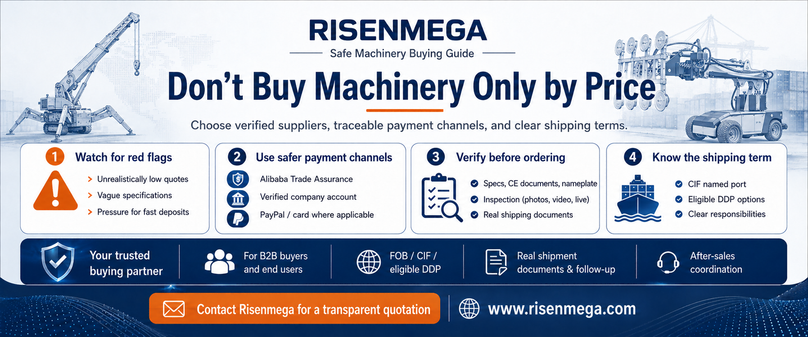 Avoid China Machinery Scams: A Buyer's Safety Guide | Risenmega®