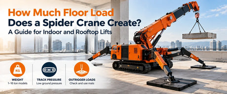 How Much Floor Load Does a Spider Crane Create? A Guide for Indoor and Rooftop Lifts