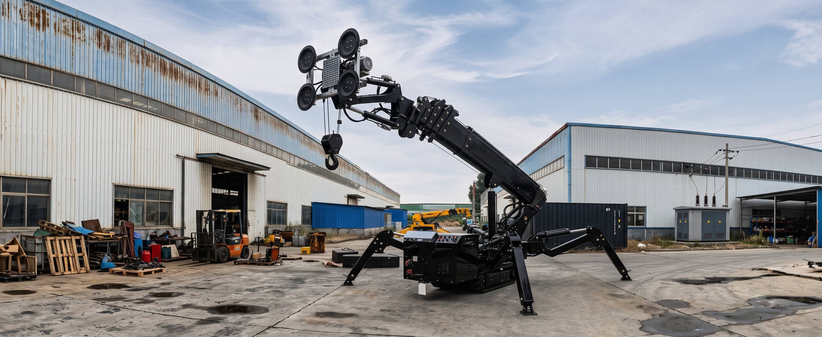 Best Spider Crane for Glass Installation: A Buyer's Guide by Tonnage and Job Type