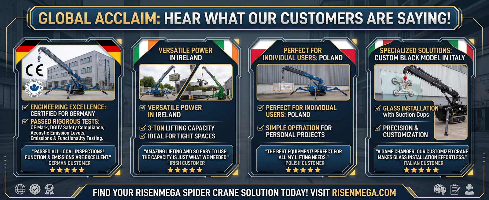 Real Spider Crane Reviews From Job Sites Across Europe