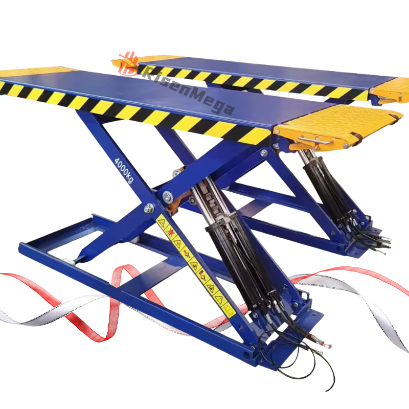 1.2M mid rise scissor car lift 3.5 Ton