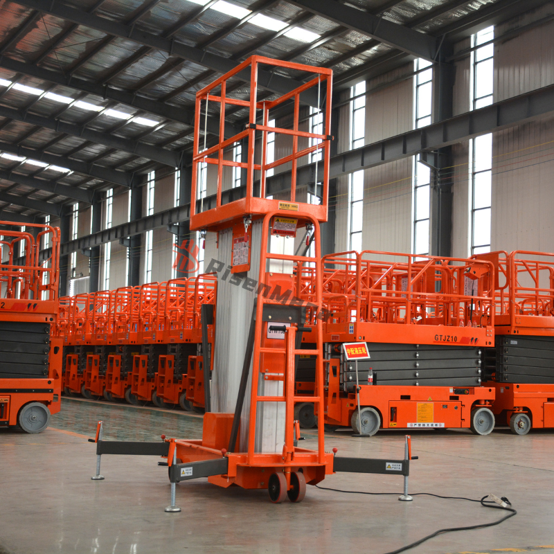 Aluminum Alloy Lift Double Mast 6-16M