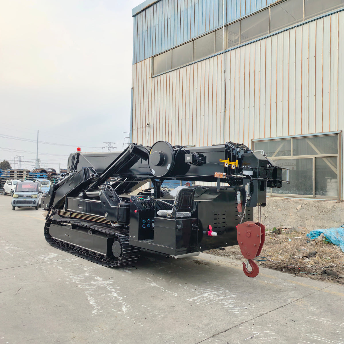 Spider Crane Lift With Lifting Basket 14 Ton 16 Ton