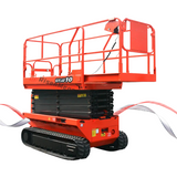 High Steel Crawler Scissor Lift Hydraulic 12M