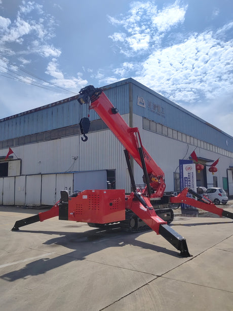 Spider Crane Lift With Lifting Basket 14 Ton 16 Ton