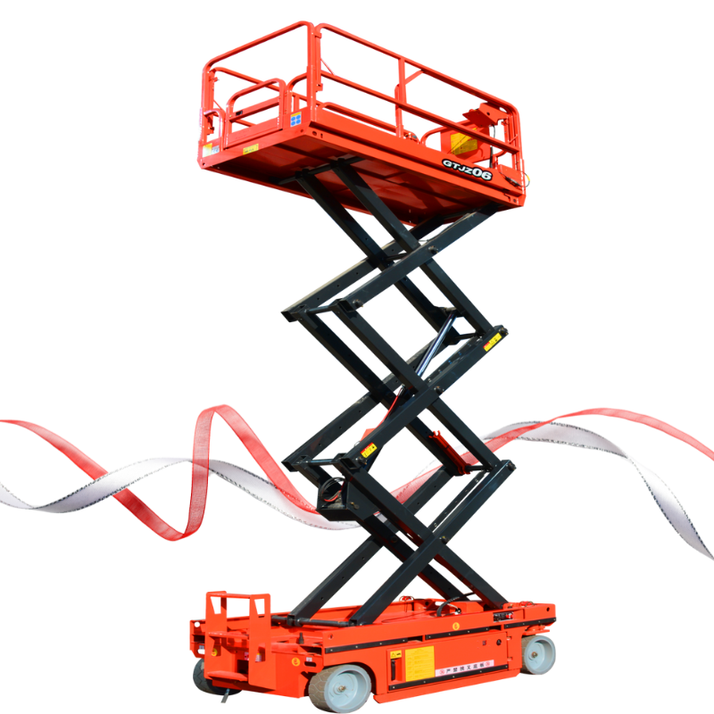 Self-Propelled Wheels Scissor Lift Hydraulic 6M