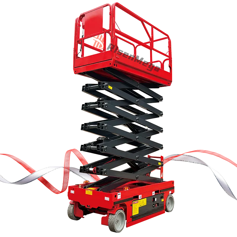 Self-Propelled Wheels Scissor Lift Hydraulic 8M