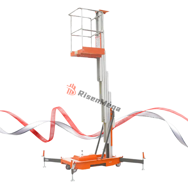 Aluminum Alloy Lift Single Mast 10M