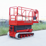 Rubber Crawler Scissor Lift Hydraulic 6-8M