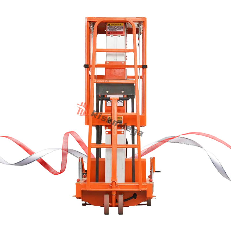 Aluminum Alloy Lift Double Mast 6-16M