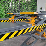 Ultra Thin Main-sub Scissor Car Lift 4 Ton