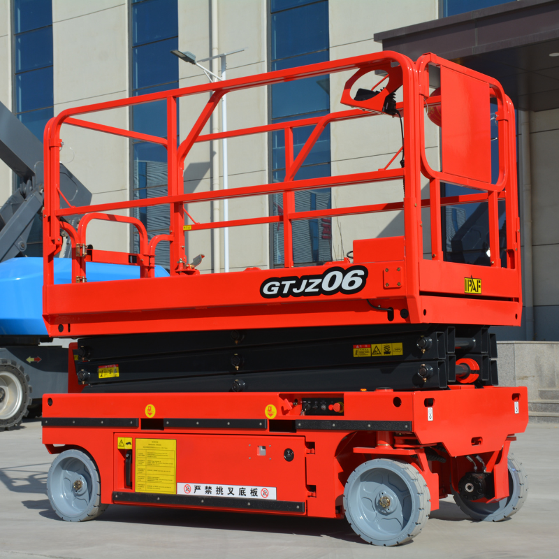 Self-Propelled Wheels Scissor Lift Hydraulic 6M