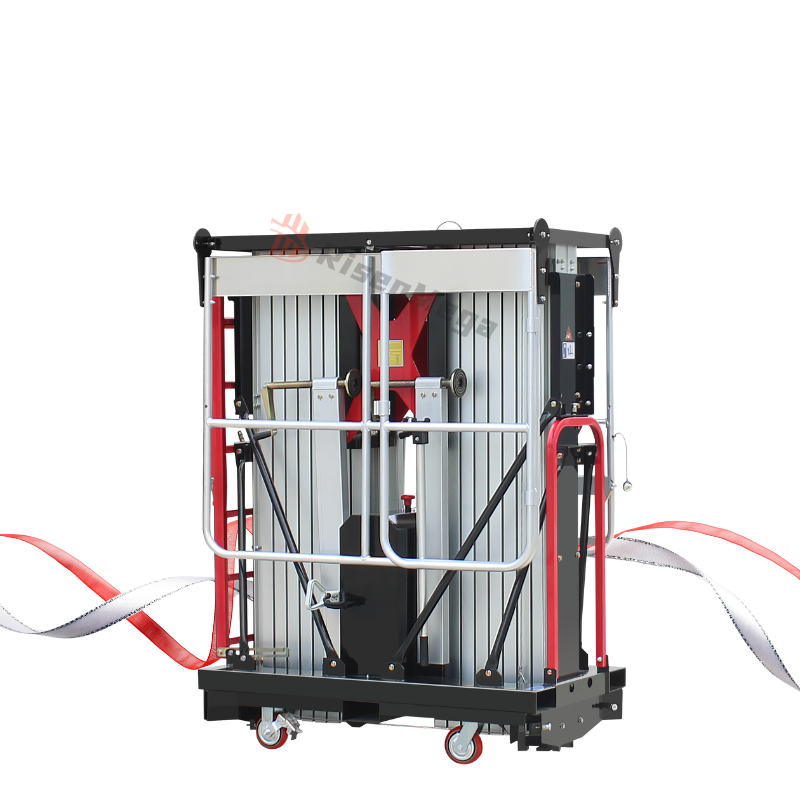 High End Aluminum Alloy Lift Double Mast 14-16M