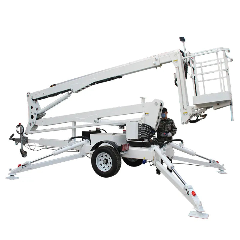 Towable Articulated Boom Lift Curl Arm 10M