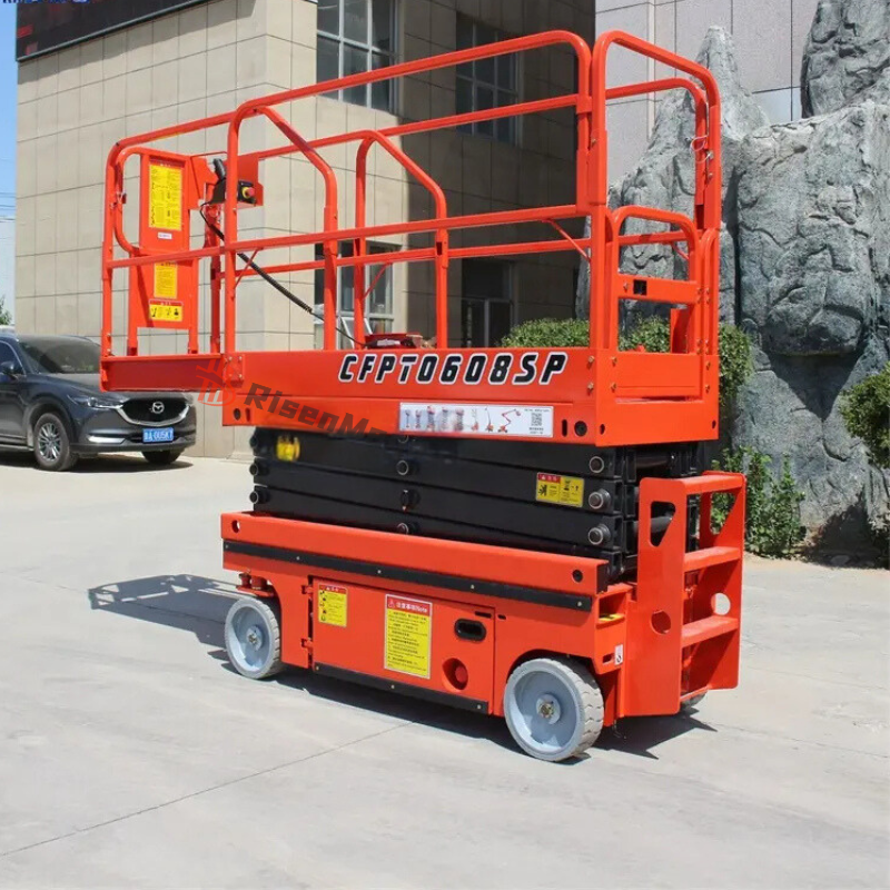 Self-Propelled Wheels Scissor Lift Hydraulic 12M