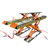 In-ground main-sub scissor car lift 4 Ton