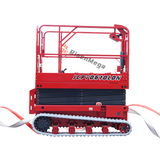 Rubber Crawler Scissor Lift Hydraulic 8M