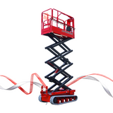 Rubber Crawler Scissor Lift Hydraulic 8M