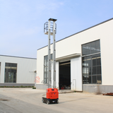 High End Self Propelled Aluminum Alloy Lift Double Mast 7.5-9M