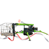 High-End Crawler Electric Curved Arm Boom Lift 10-12M