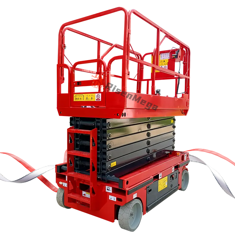 Self-Propelled Wheels Scissor Lift Hydraulic 8M