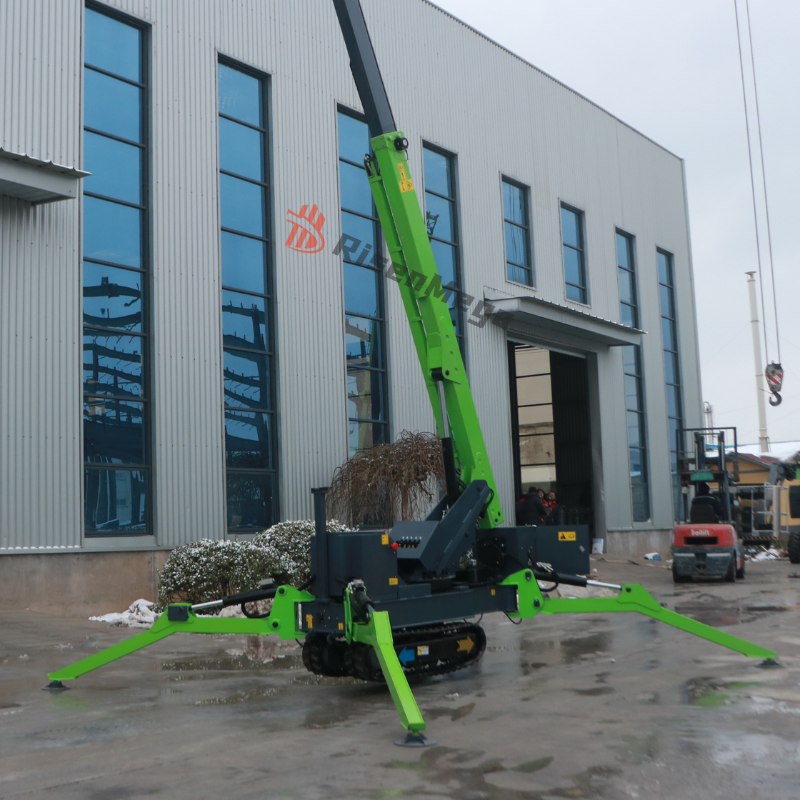 High-End Crawler Electric Curved Arm Boom Lift 10-12M