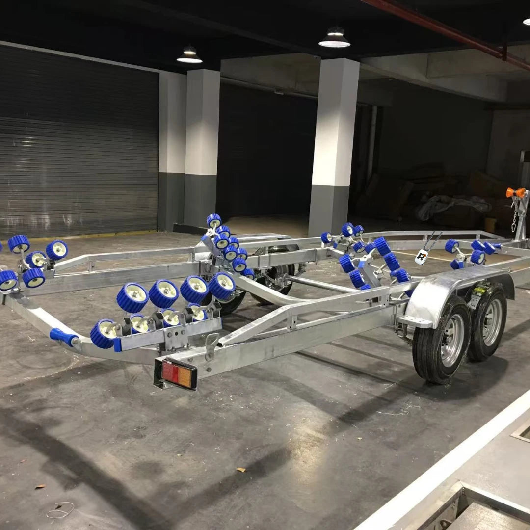 Galvanised Roller Boat Trailer, Single Axle