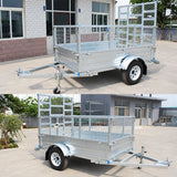 Galvanised Cage Trailer with Loading Ramp