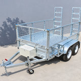Galvanised Cage Trailer with Loading Ramp