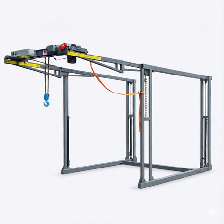 Electric Heavy-Duty Van Crane | Extendable Loading System for Containers