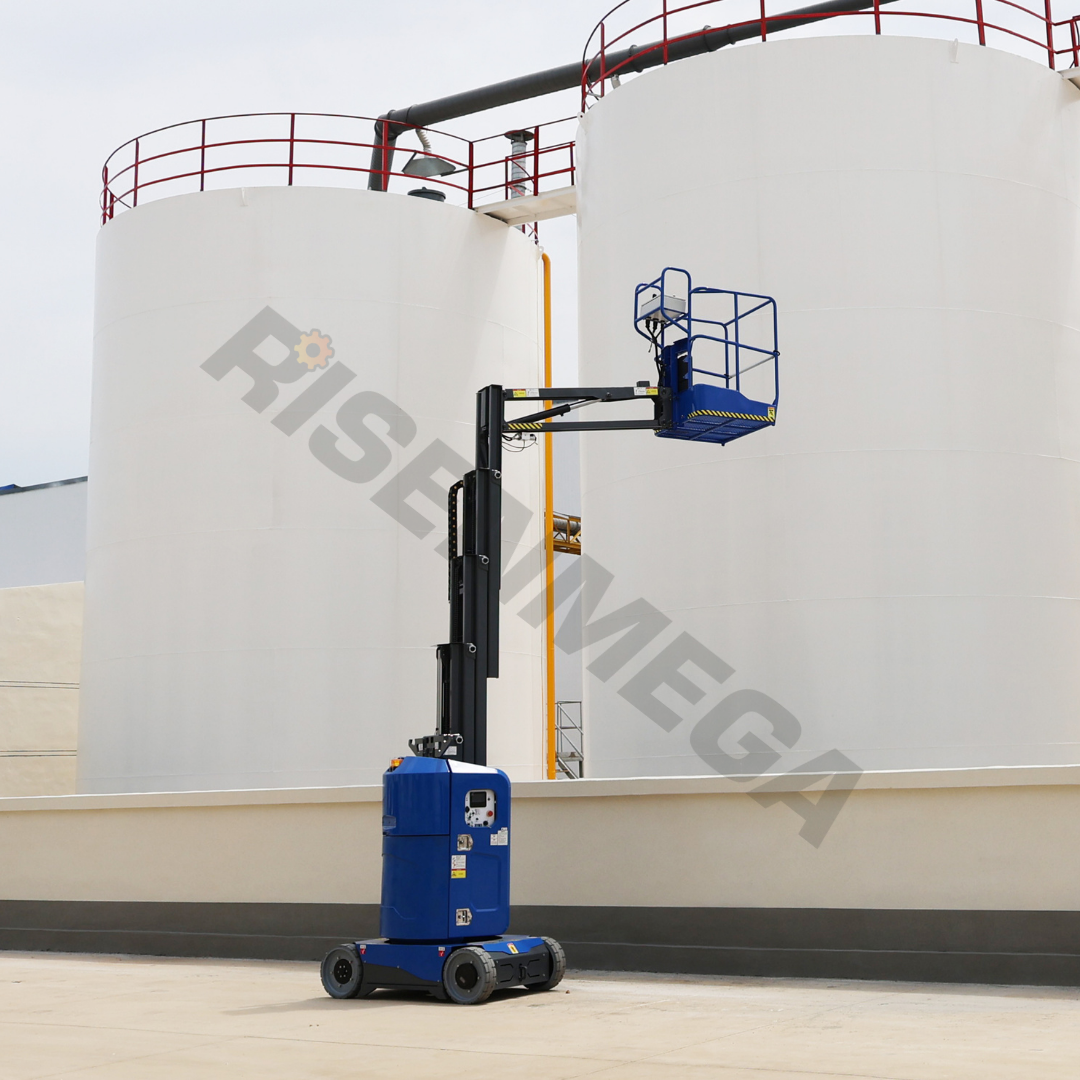 High End P10 Full Electric Gantry Wheel Vertical Mast Lift With JLB