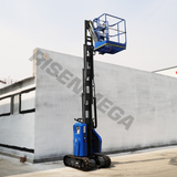 High End P9C Full Electric Gantry Crawler Vertical Mast Lift With JLB