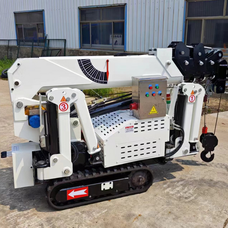 Risenmega 1-ton mini spider crane for indoor confined-space lifting – CE certified
