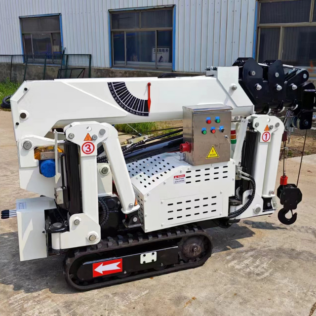 Risenmega 1-ton mini spider crane for indoor confined-space lifting – CE certified